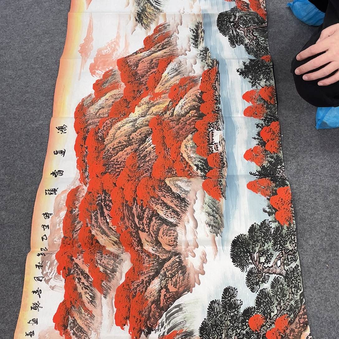 国画今天早上作品展示