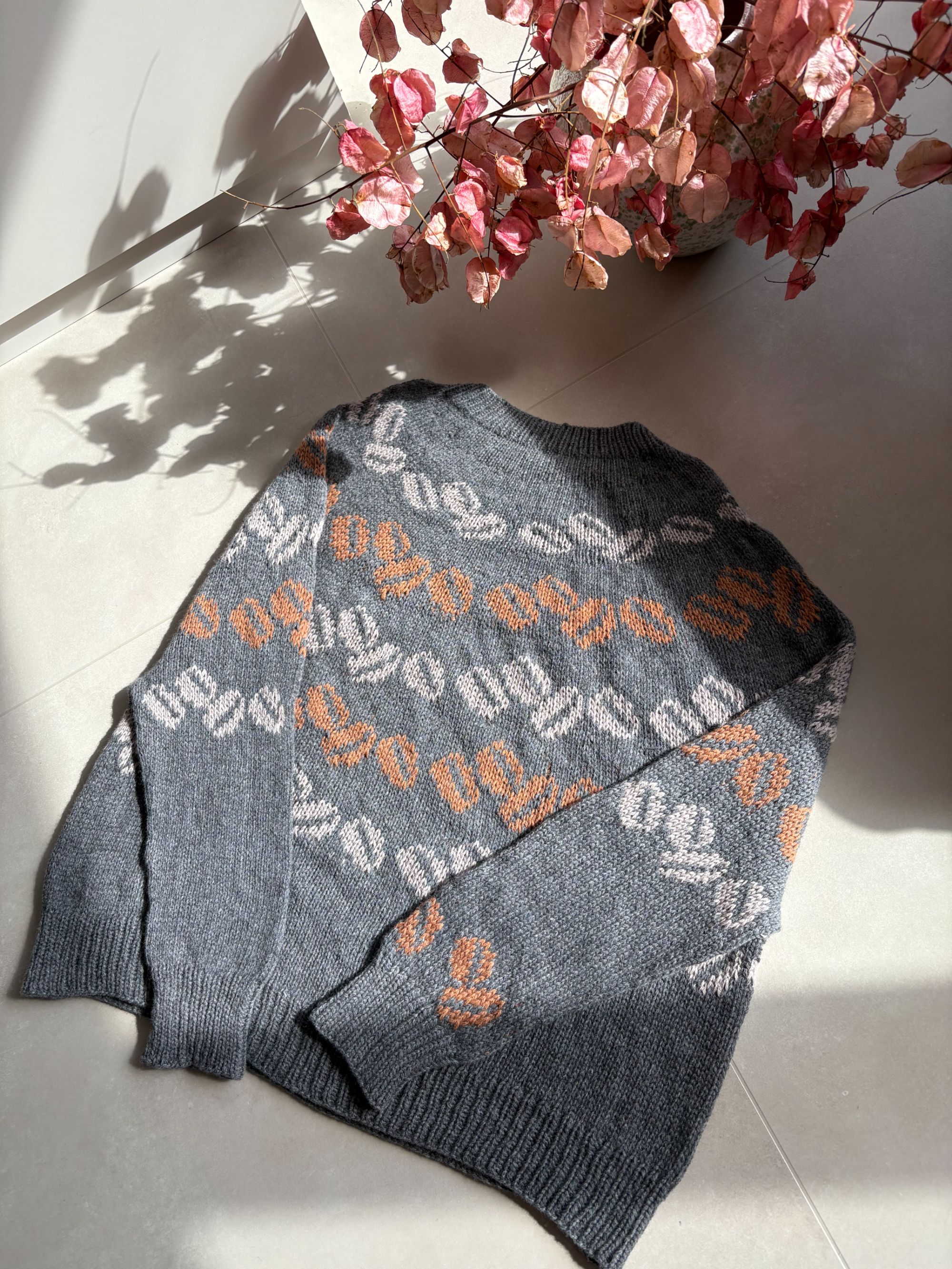 美心编织  九色鹿霜降看【咖啡豆】上衣材料包