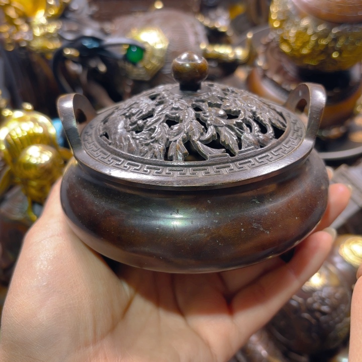 铜器摆件收收藏藏