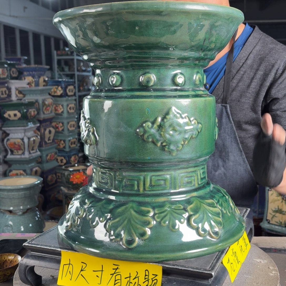一风堂石湾花盆 面宽30高35