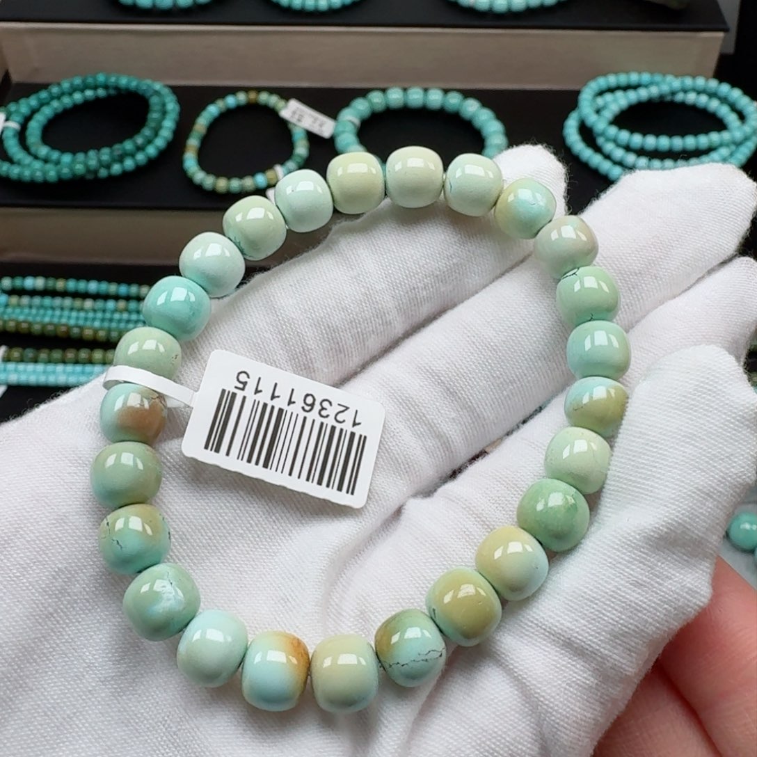 绿松石挂件未镶嵌武****帘