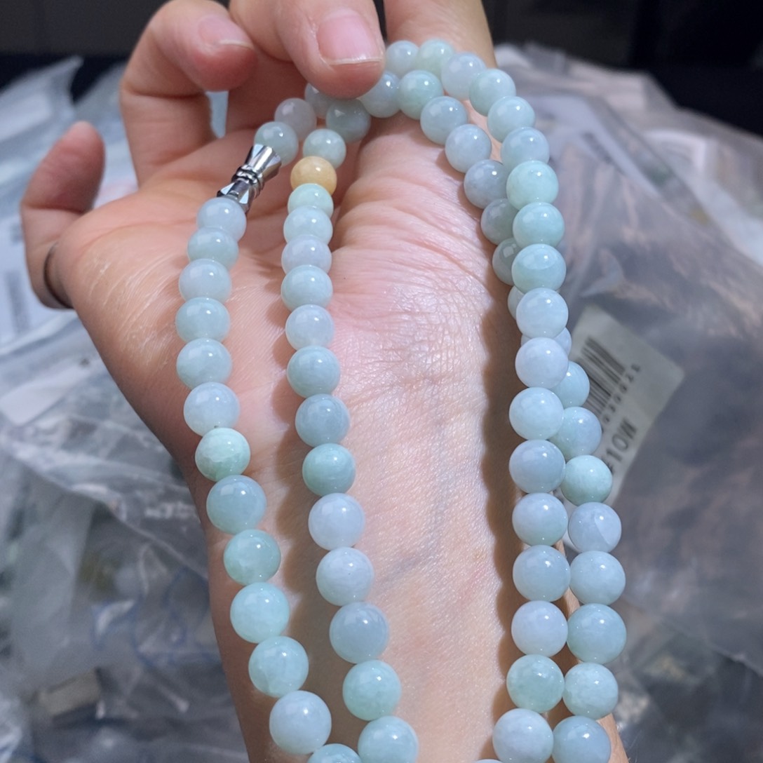 未镶嵌手串翡翠珠链