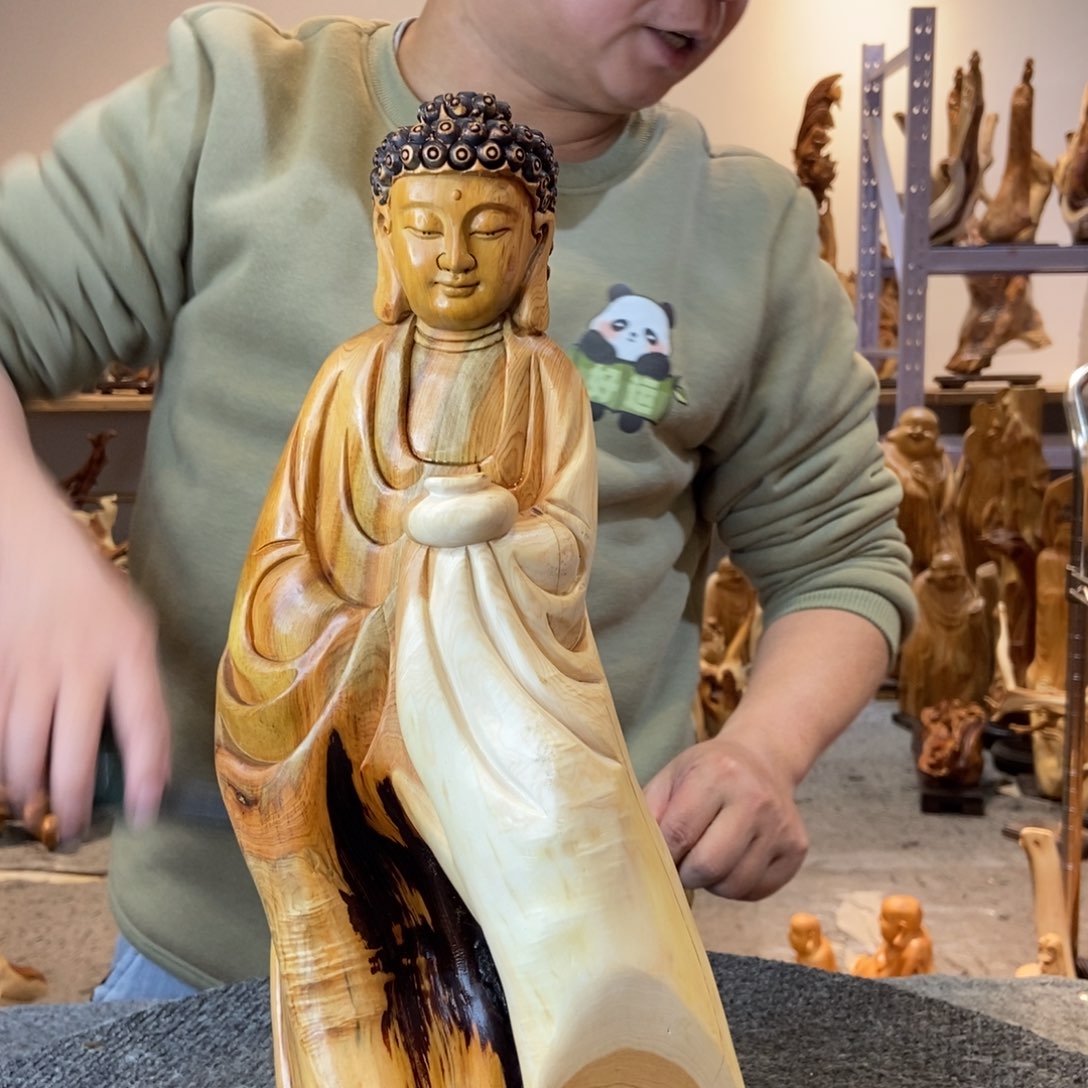 柏木（崖柏）太行崖柏根雕摆件