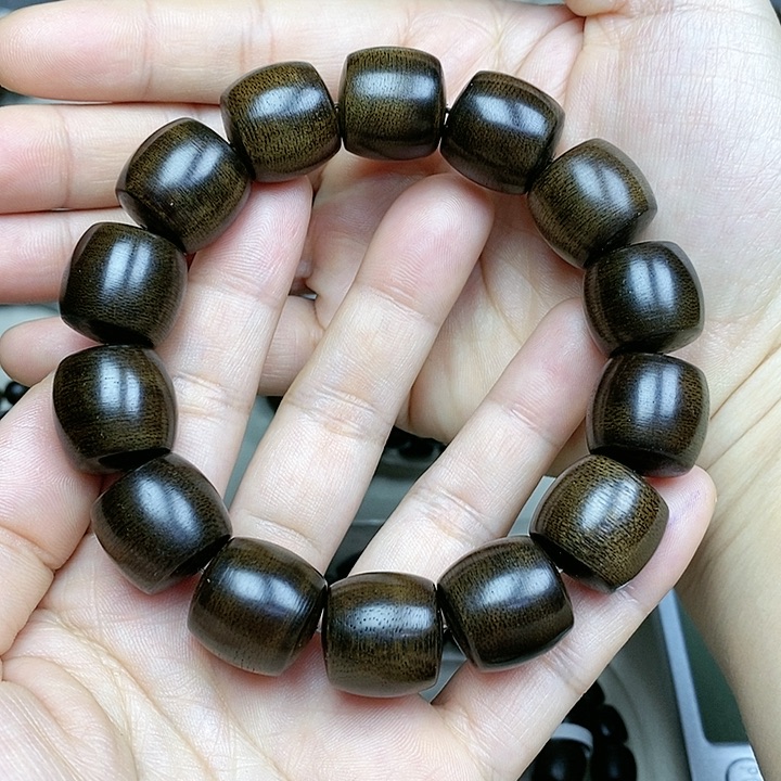 沉香手串黄**吕越南芽庄白棋楠