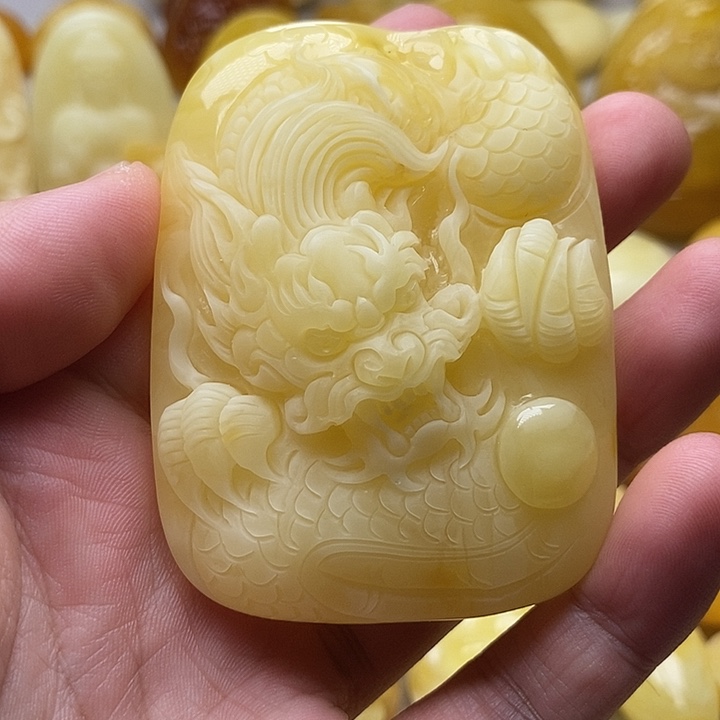 琥珀颈饰未镶嵌琥珀蜜蜡吊坠