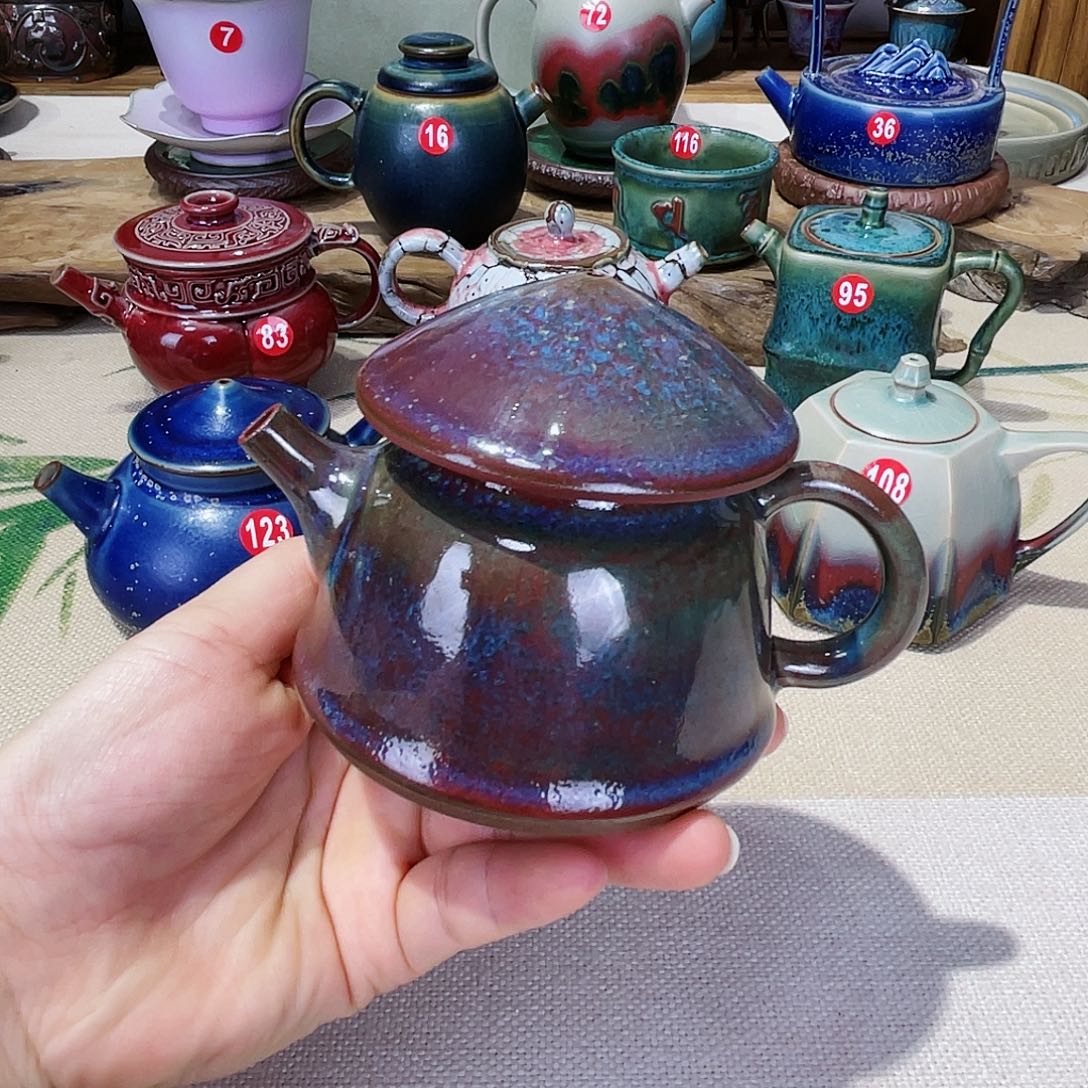 壶禹州钧瓷艺术作品