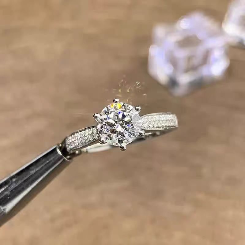 《高端定制》求婚送女友戒指1.0ct