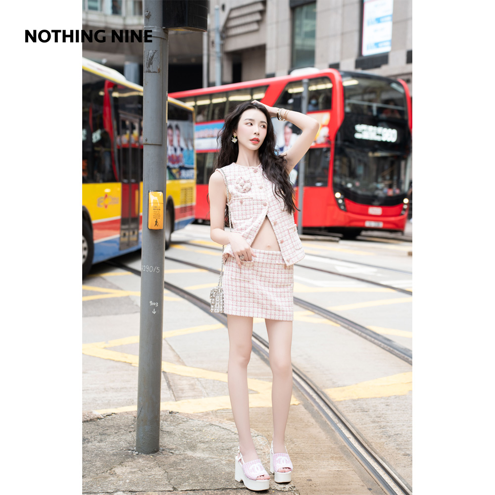 NOTHING NINE破晓信笺 意大利进口面料马甲/半裙