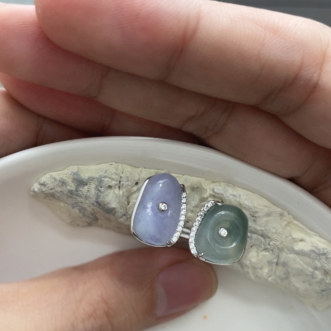 一***了银S925镶嵌海水珍珠戒指