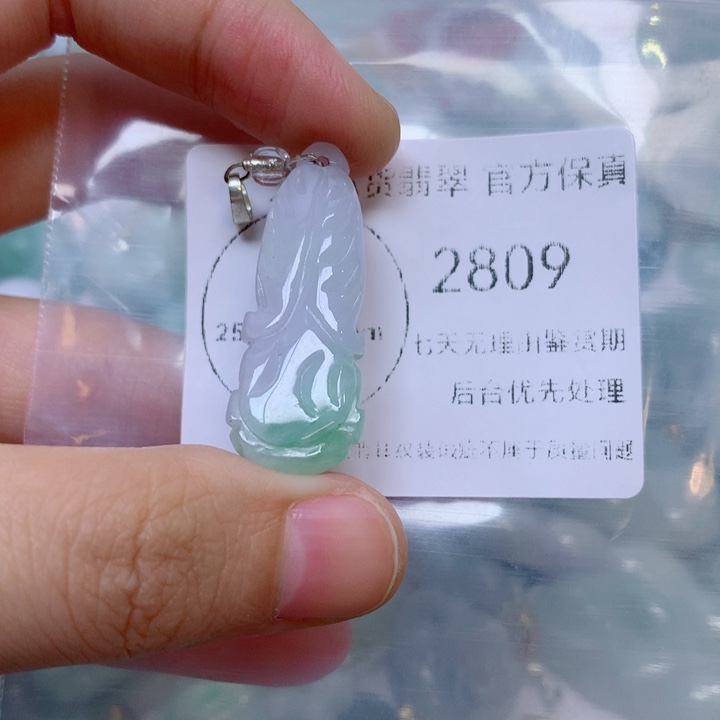 翡翠未镶嵌颈饰翡翠