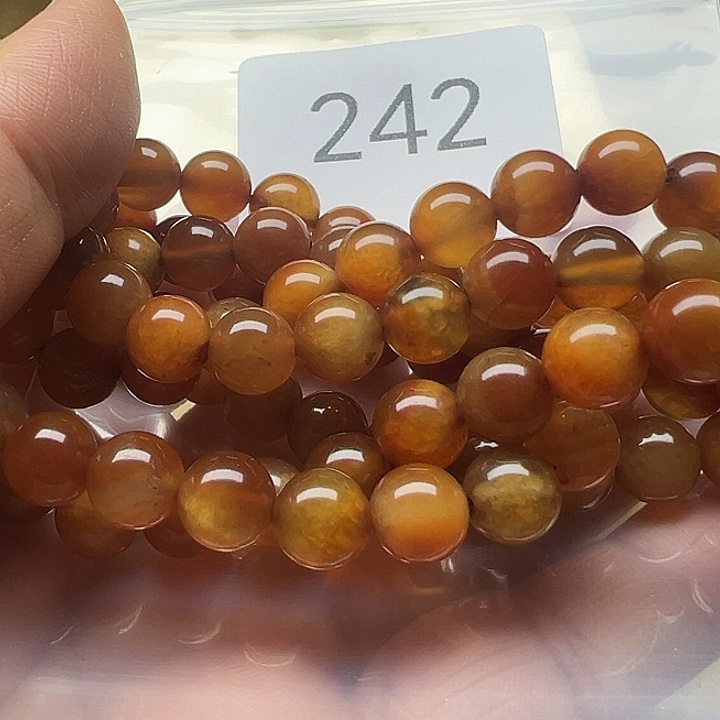 ****玛瑙/玉髓未镶嵌手链