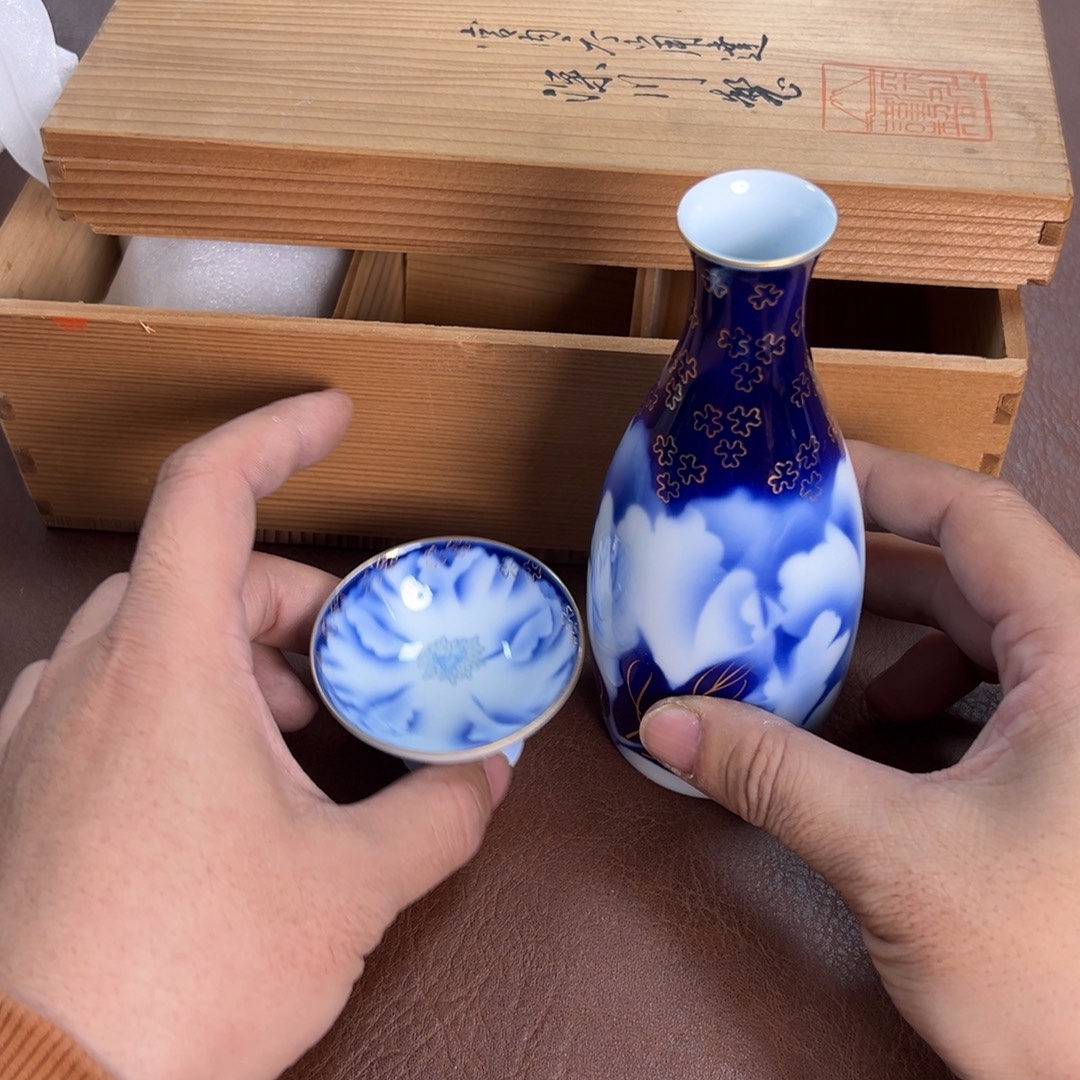 陶瓷两壶五杯原盒