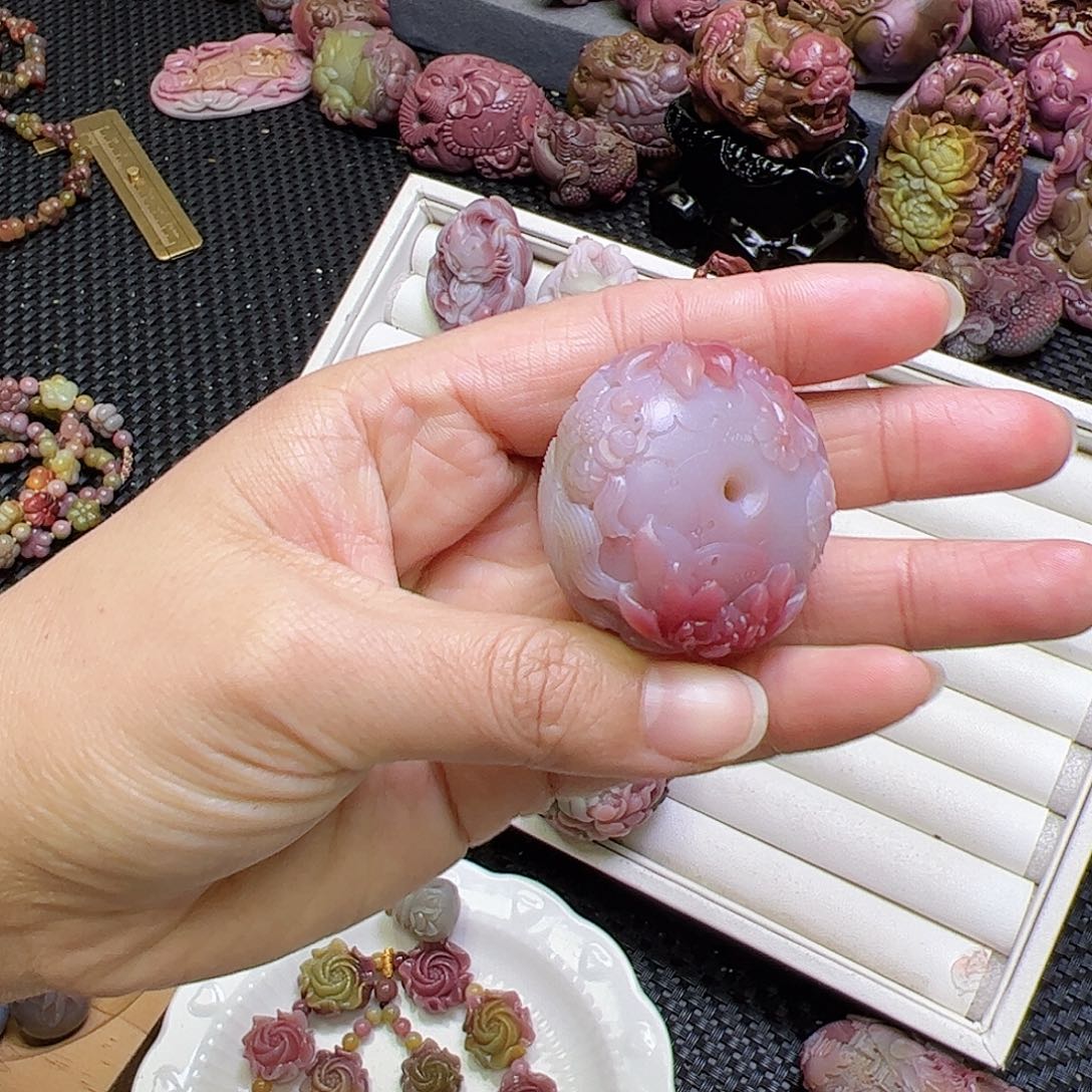 会***鱼玛瑙/玉髓未镶嵌定制