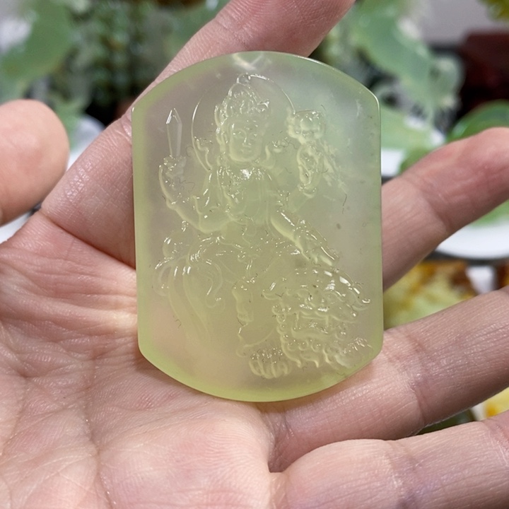 未镶嵌岫玉挂件吊坠
