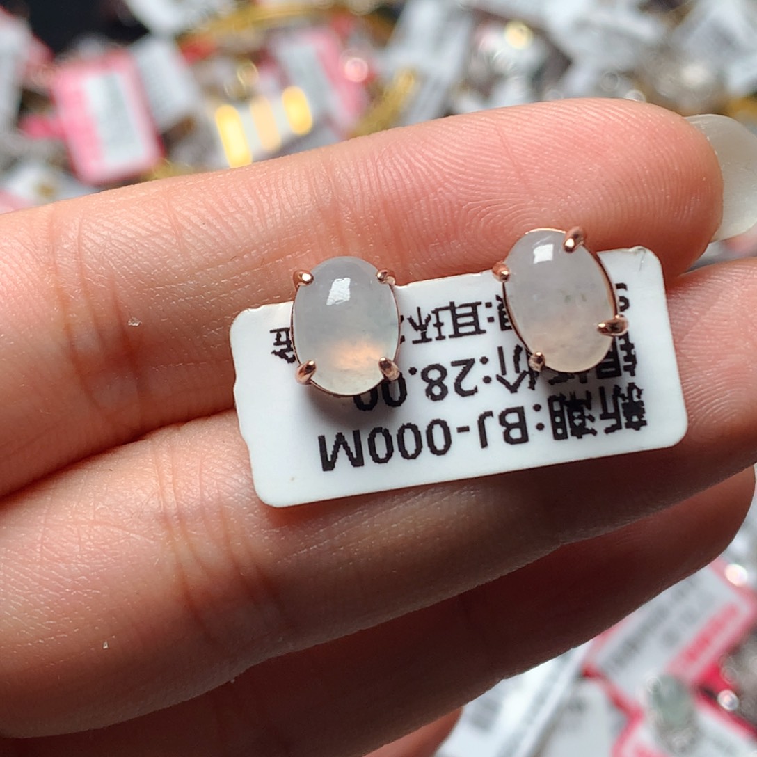 翡翠戒指银S925镶嵌天然翡翠戒指