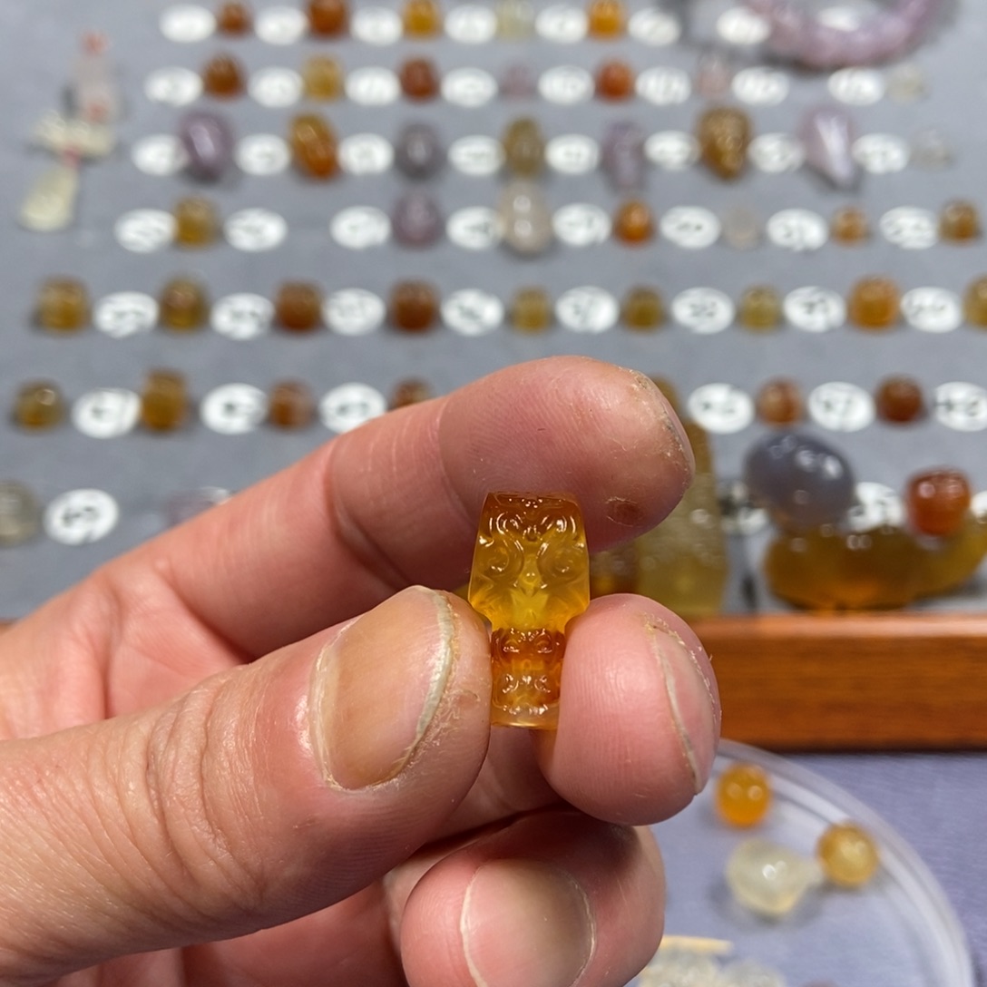 我***u玛瑙/玉髓合金颈饰三通