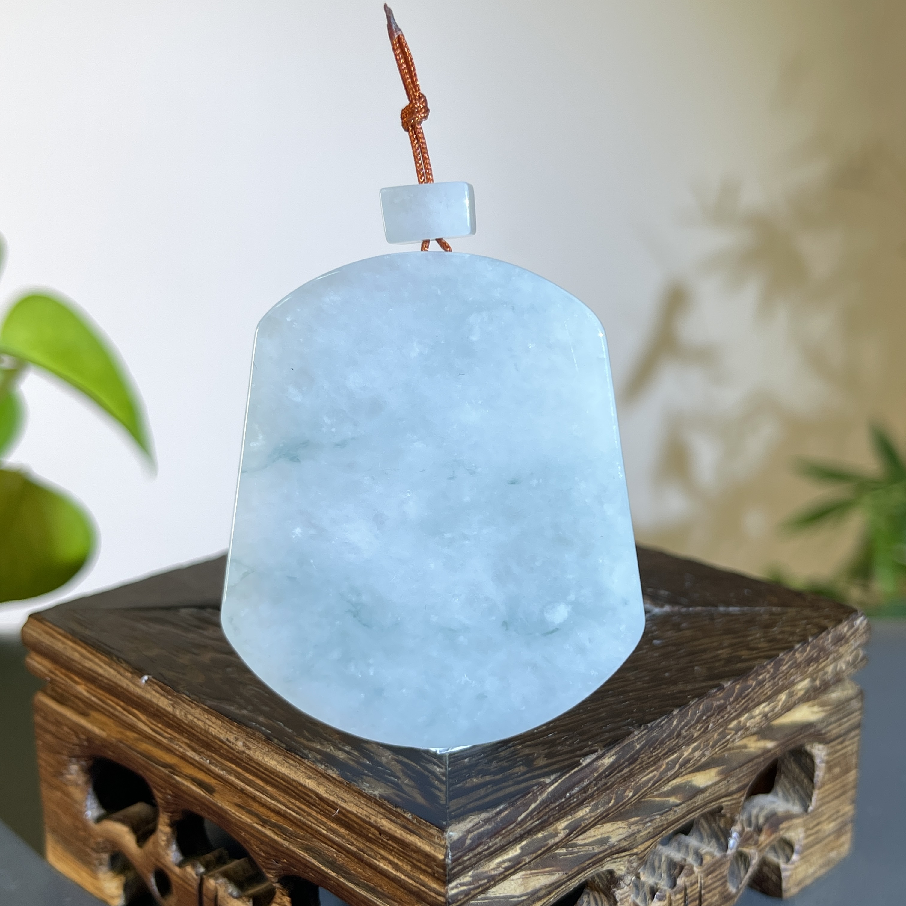 JXW18-39 天然翡翠缅甸A货 无事牌