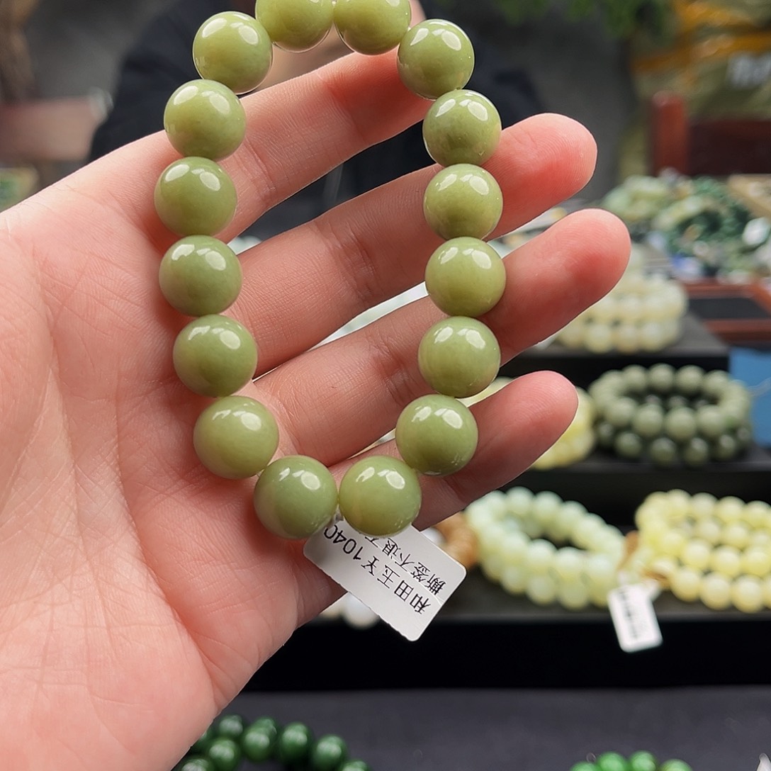 和田玉手串未镶嵌