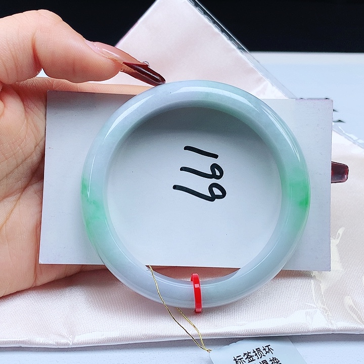 翡翠手镯未镶嵌54+正圈