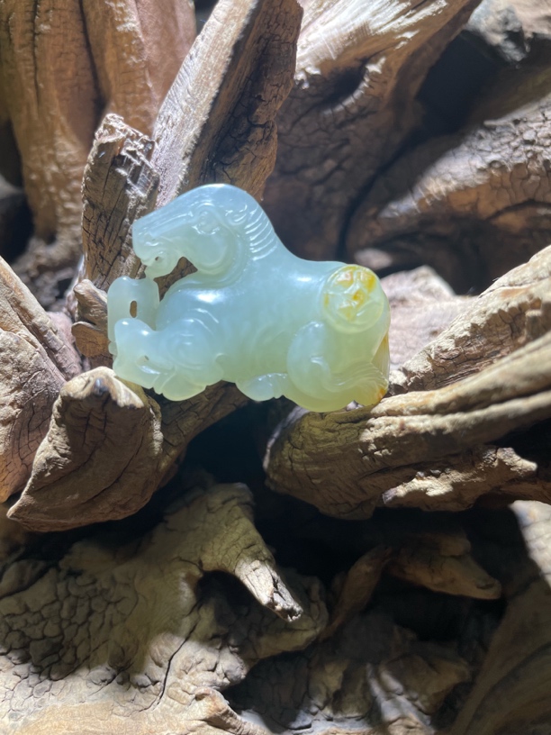 新疆和田玉，（马上有钱）