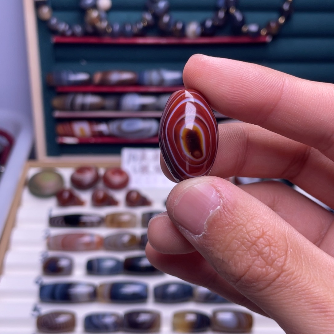 琢***玛瑙/玉髓合金颈饰