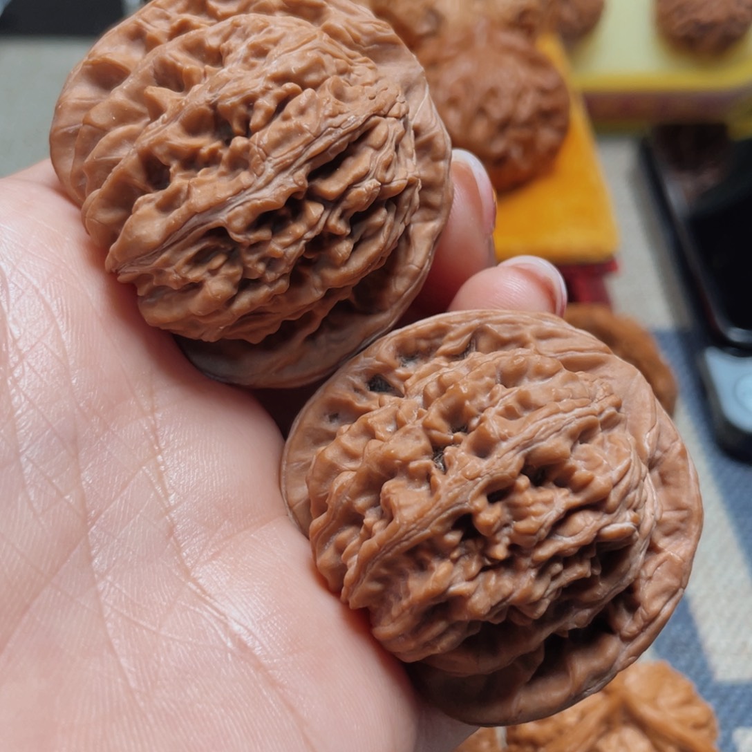 吊坠文玩核桃43四座楼