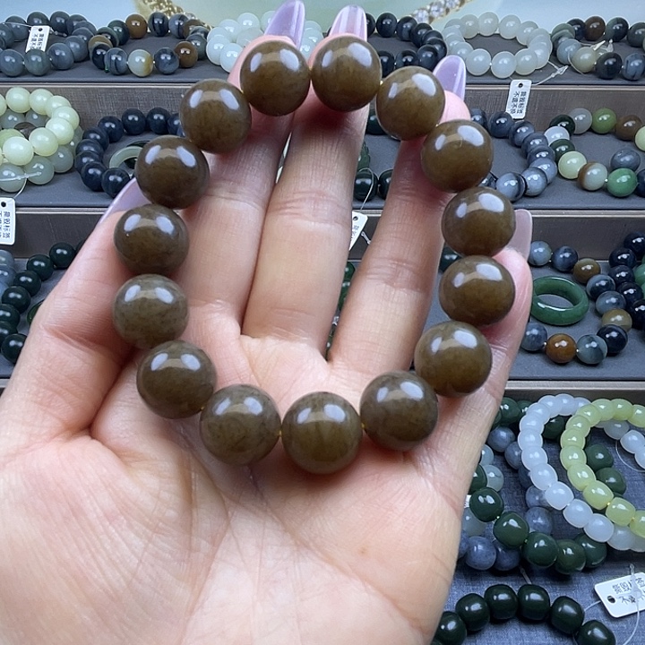 和田玉未镶嵌手链