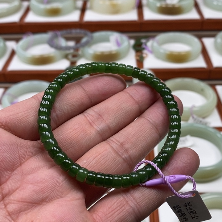 和田玉（碧玉）手串未镶嵌