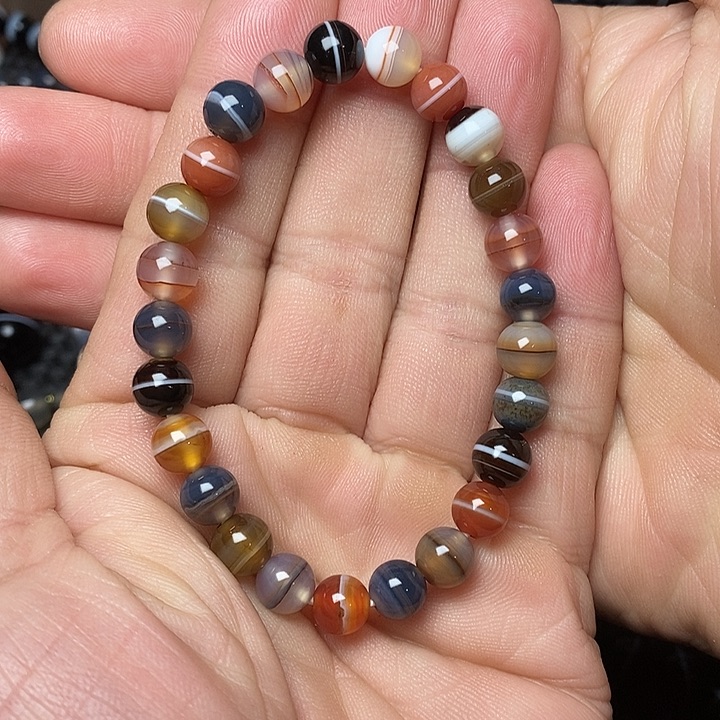 玛瑙/玉髓手链未镶嵌