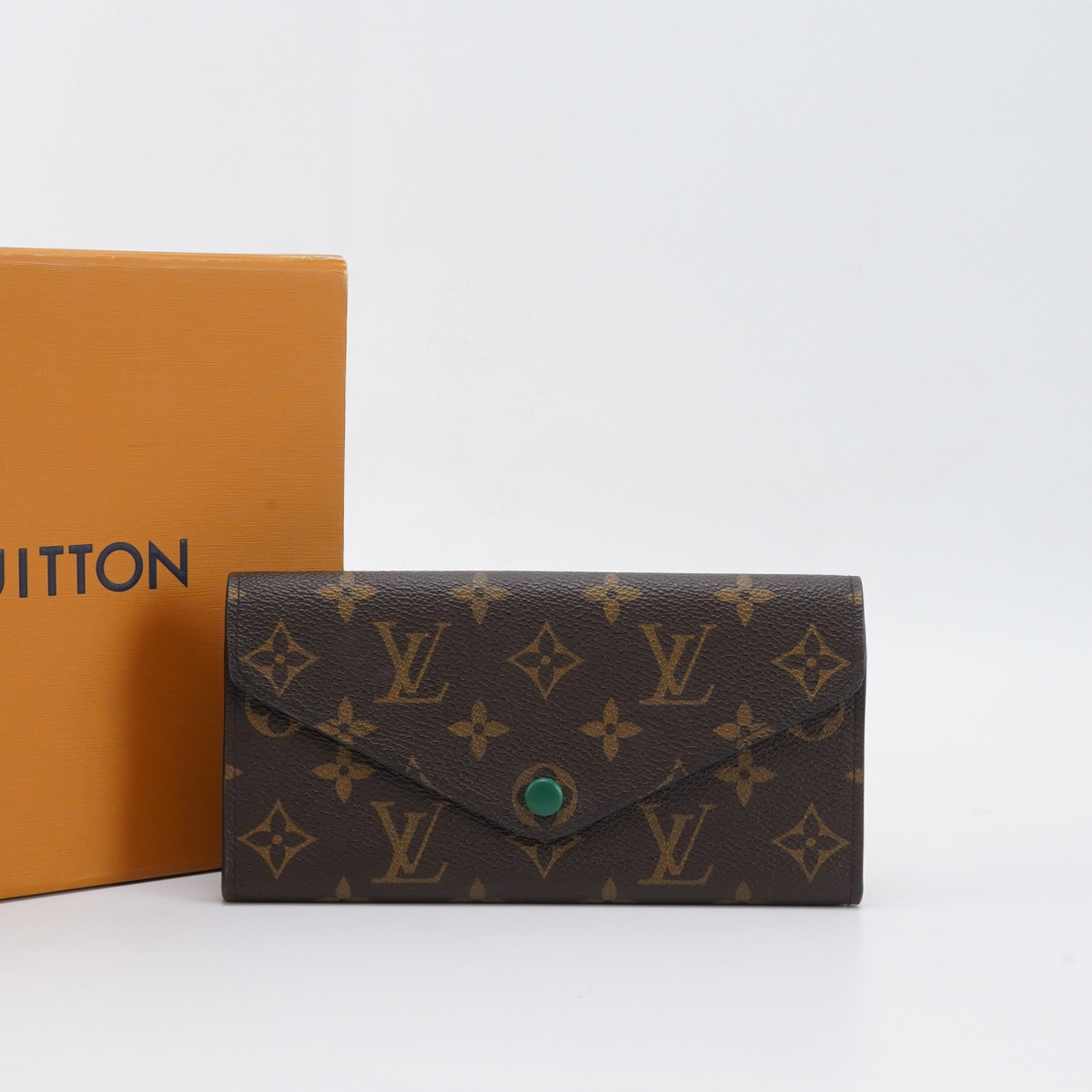 95新 LouisVuitton/路易威登 【诗诗】绿豆豆钱包长款/BG23007178