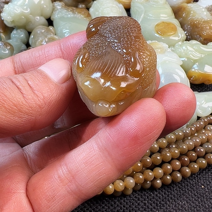 信***）和田玉未镶嵌吊坠(不含链)