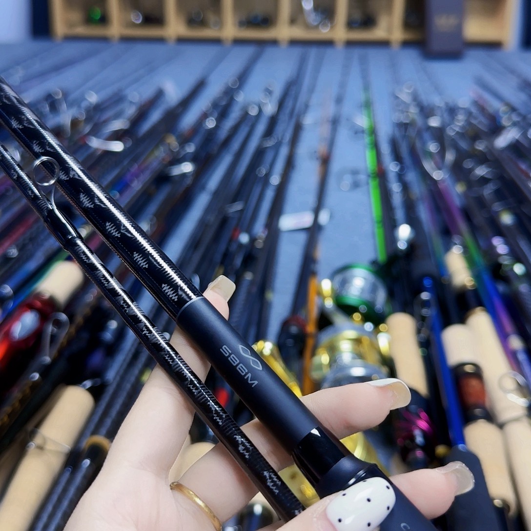 冉***发3.8m碳素路亚竿直柄杆链接