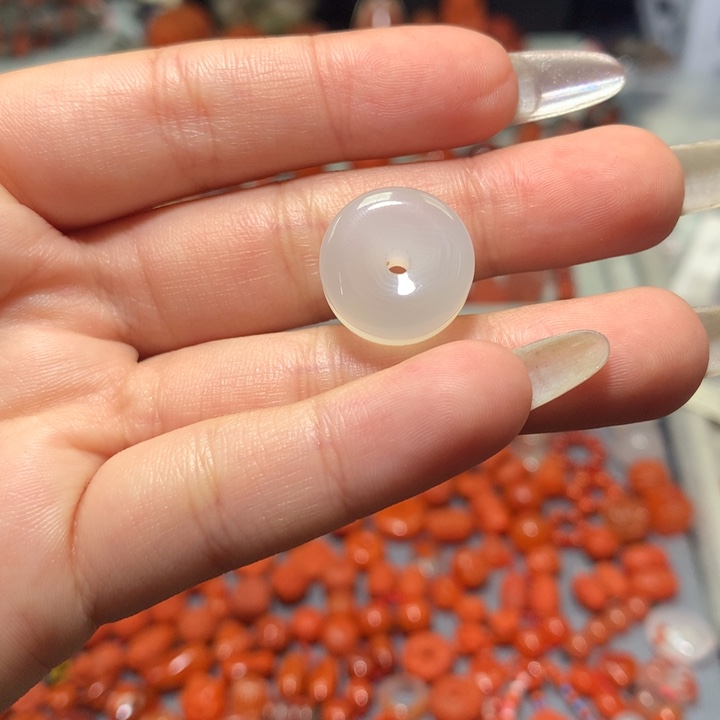 【闪购商品】南红玛瑙未镶嵌荔枝冻车轮