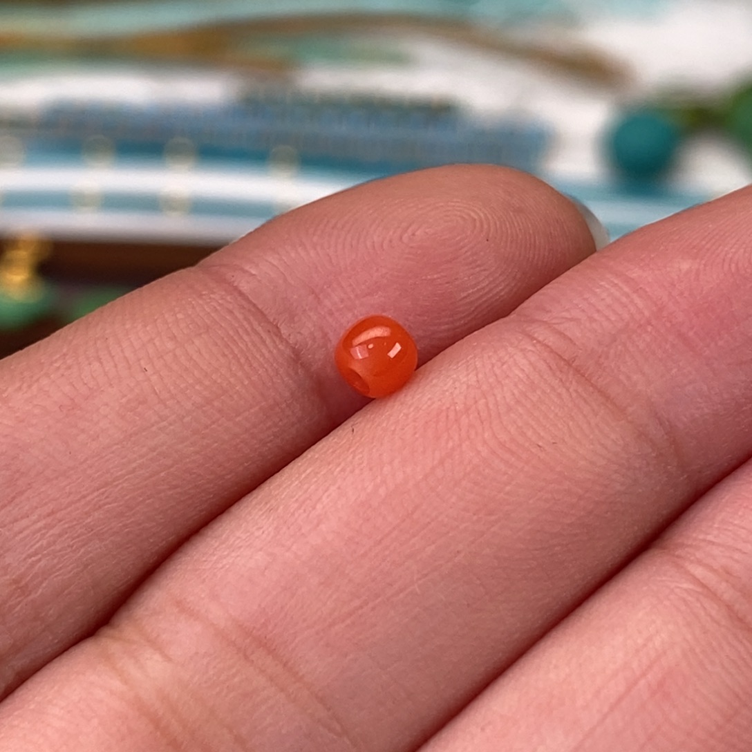 南红玛瑙未镶嵌老型4mm