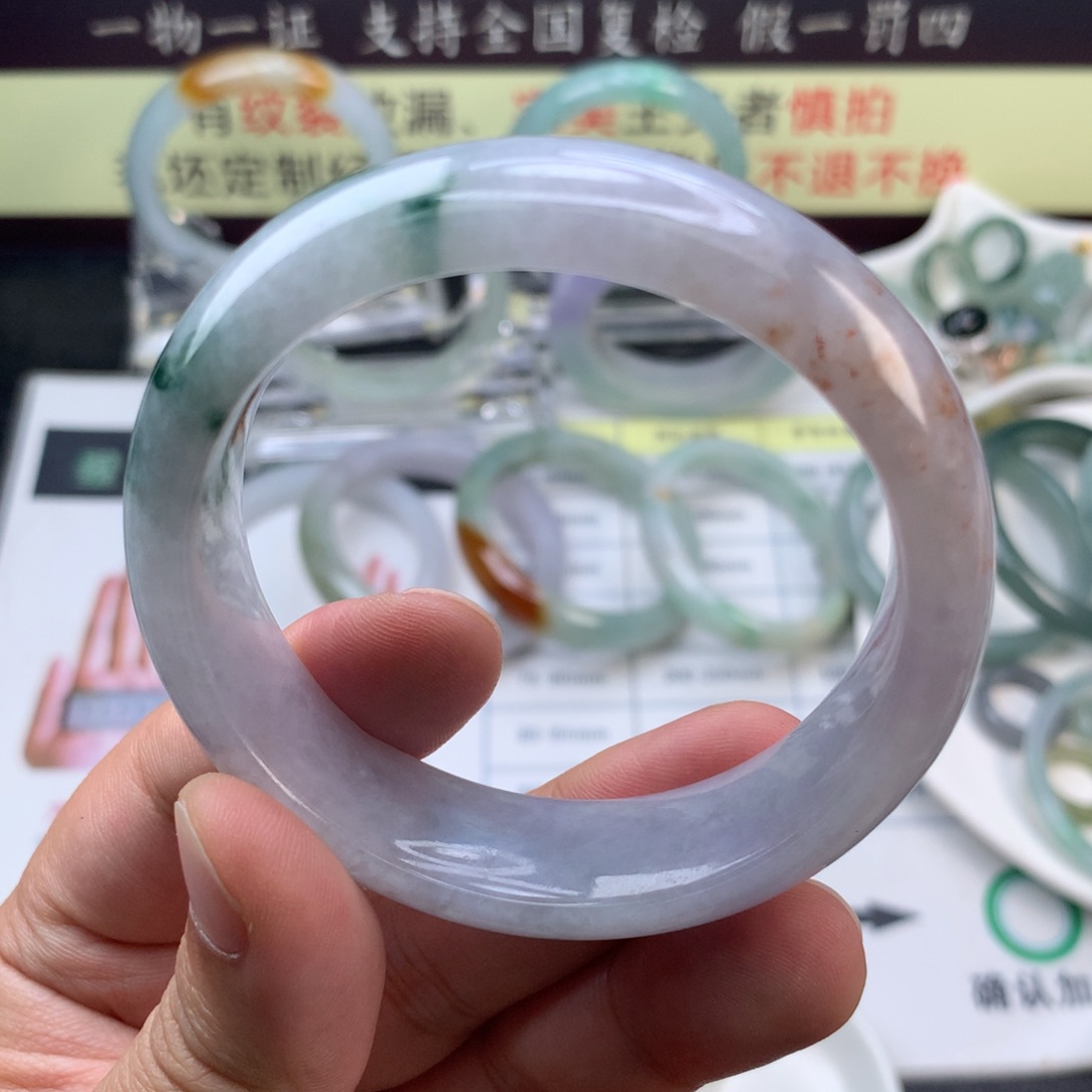 【闪购商品】未镶嵌定制翡翠56轮胎正圈