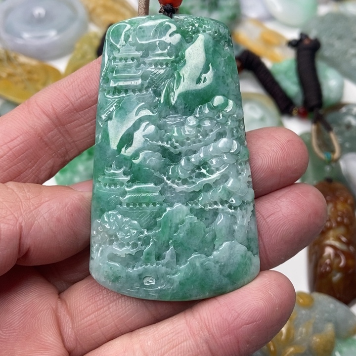 定制翡翠未镶嵌东****烤翡翠