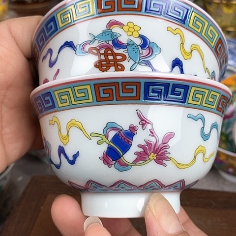 景德镇陶瓷藏式茶碗