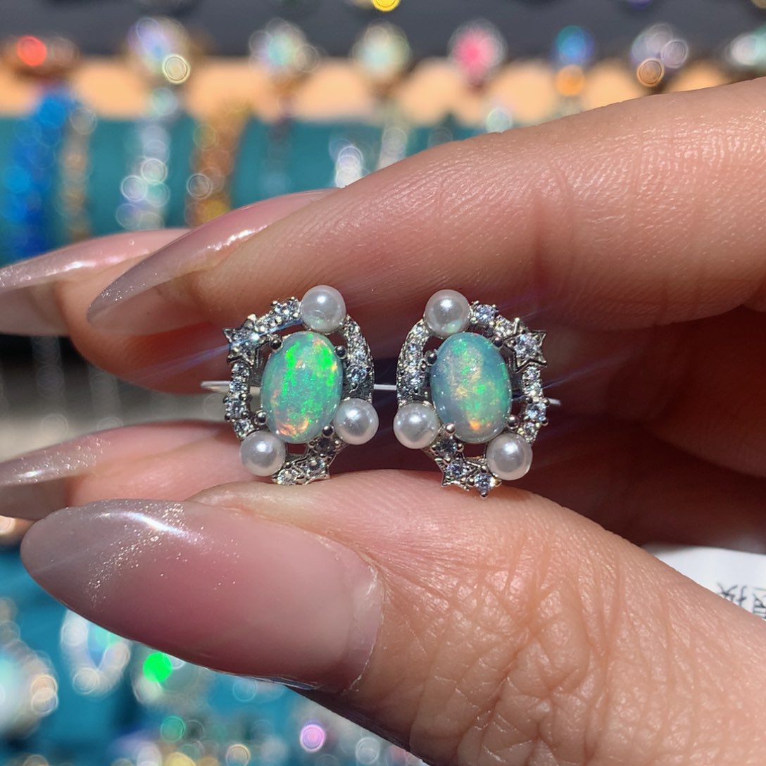 欧泊珠宝奇石银S925镶嵌福利