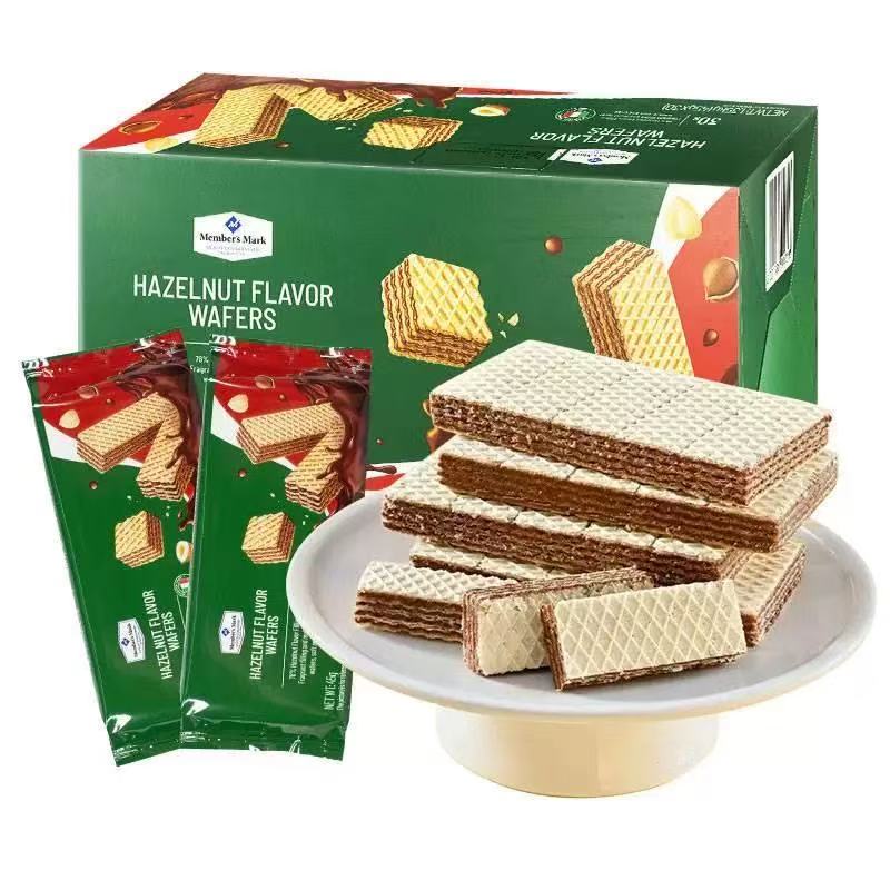 【许鲜小时达】山姆榛子味威化整箱