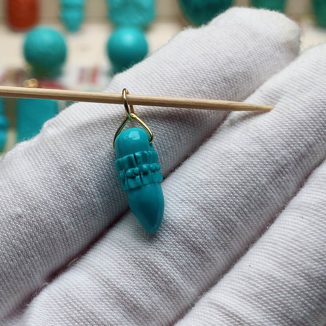 绿松石珠宝奇石未镶嵌