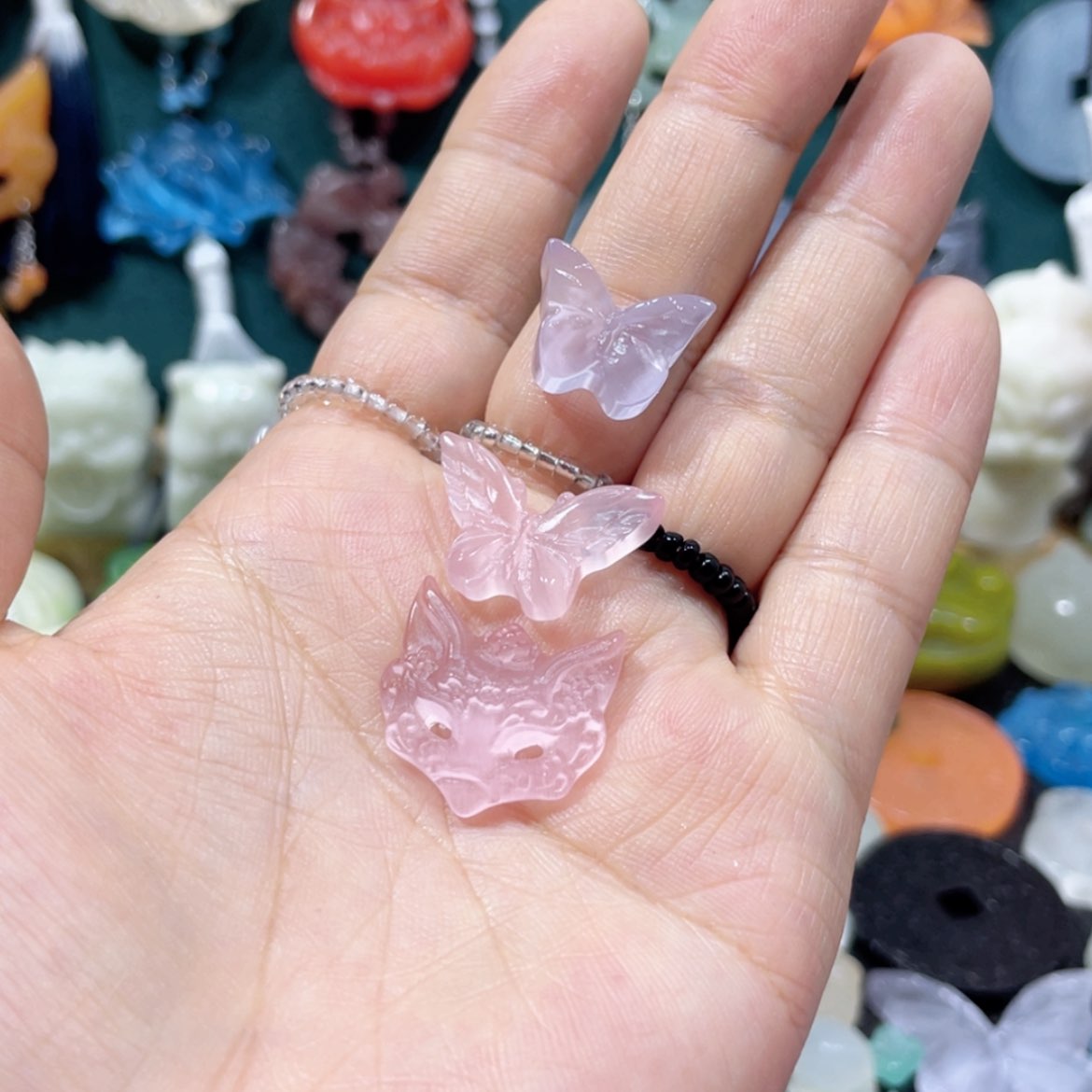 【闪购商品】未镶嵌岫玉颈饰琳*17戒指