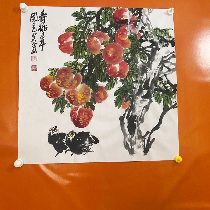 国画张圣敏先生纯手绘作品