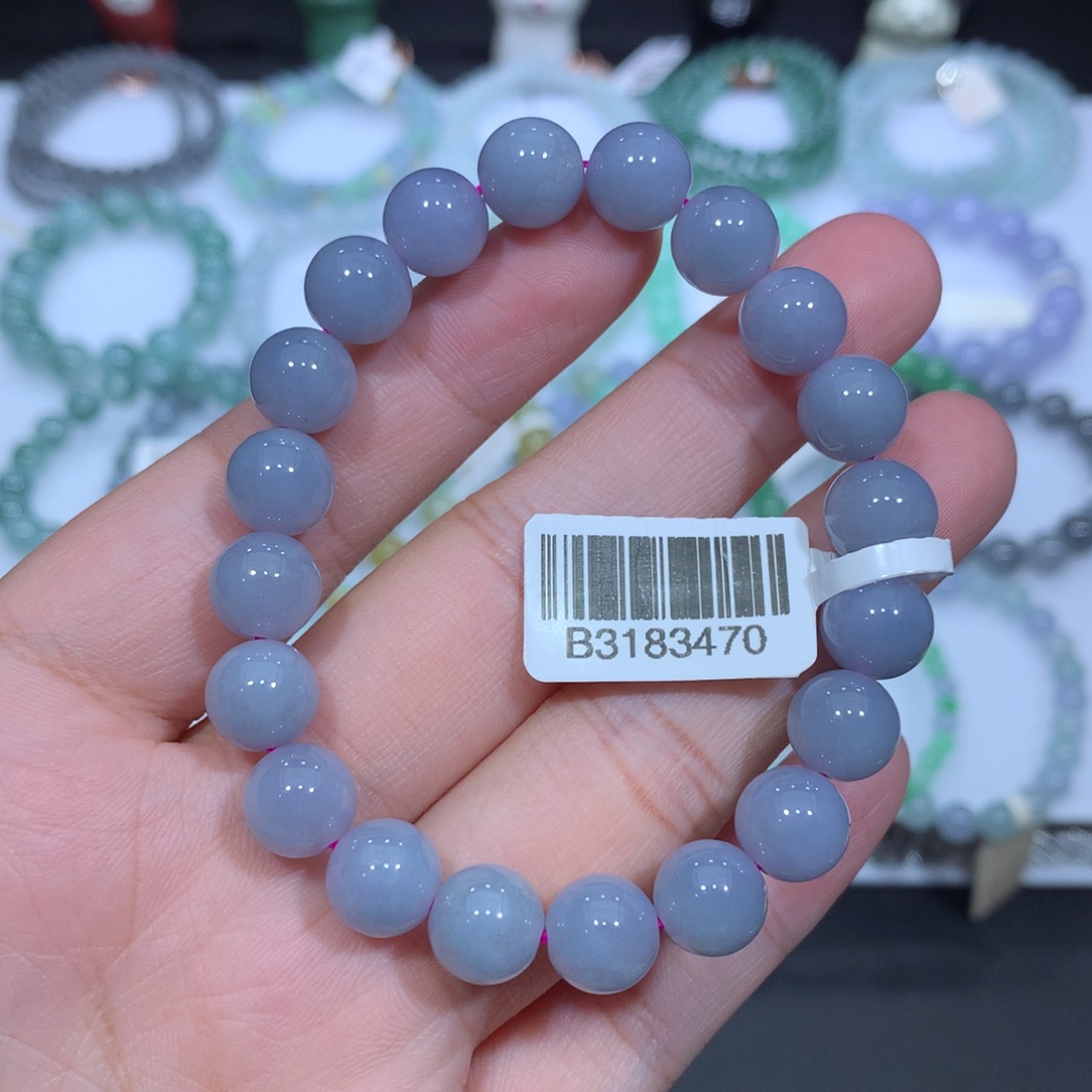 未镶嵌手串翡翠天然