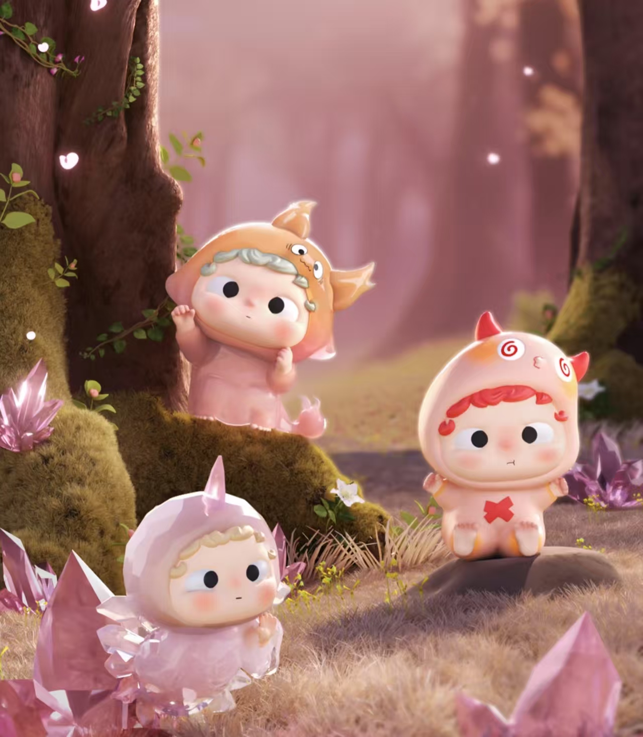 单颗【XY】OZAI哦崽兜帽历险记系列盲盒公仔摆件
