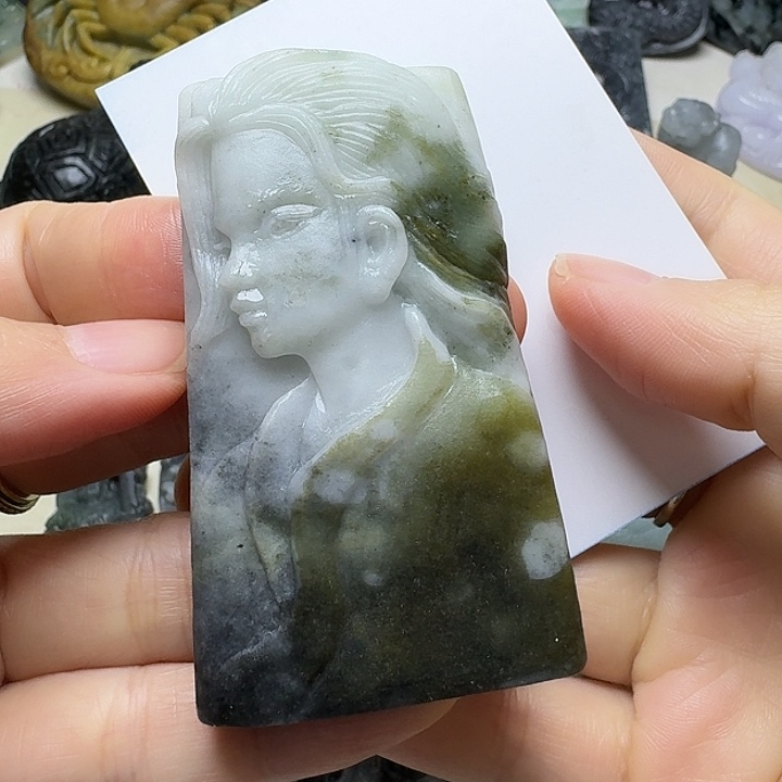 定制翡翠未镶嵌毛货