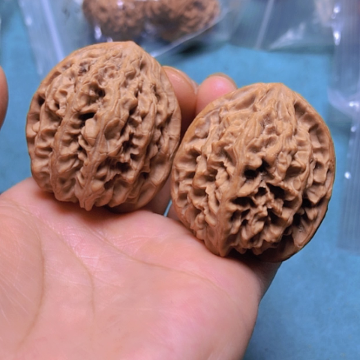 【闪购商品】核桃把件37野牛有修