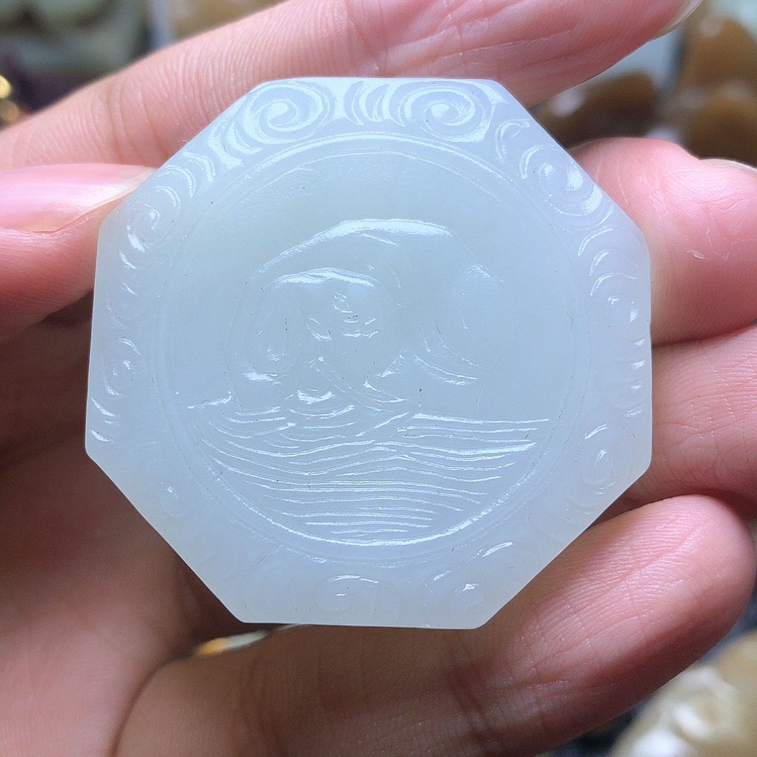 和田玉挂件未镶嵌