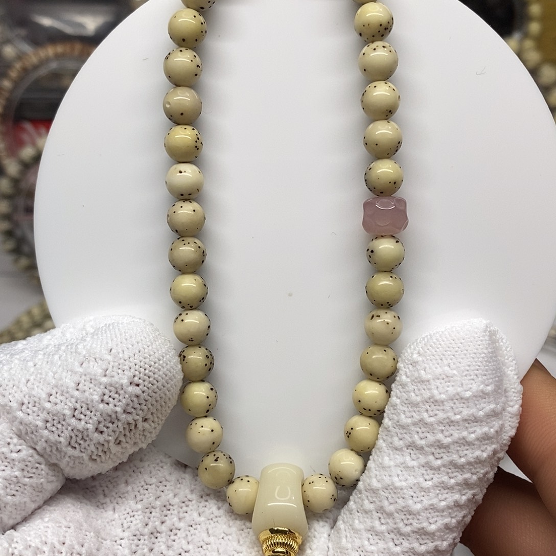 星月菩提吊坠7圆龙蛋手持