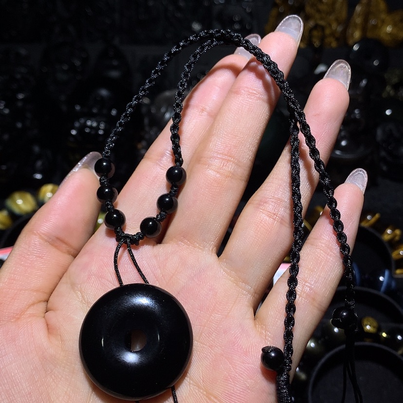 【闪购商品】未镶嵌黑曜岩珠宝奇石超****士