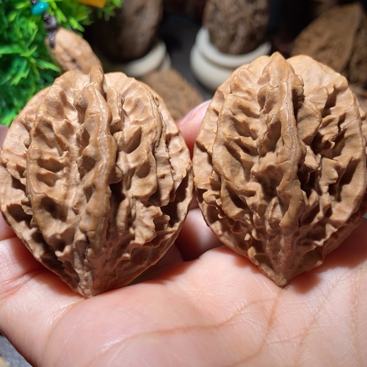 把件文玩核桃*️东北楸子小雪51